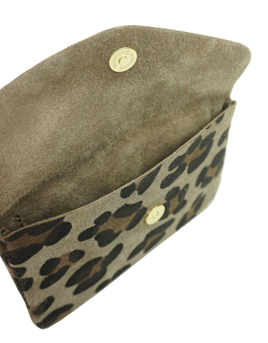 Porte-monnaie léopard.